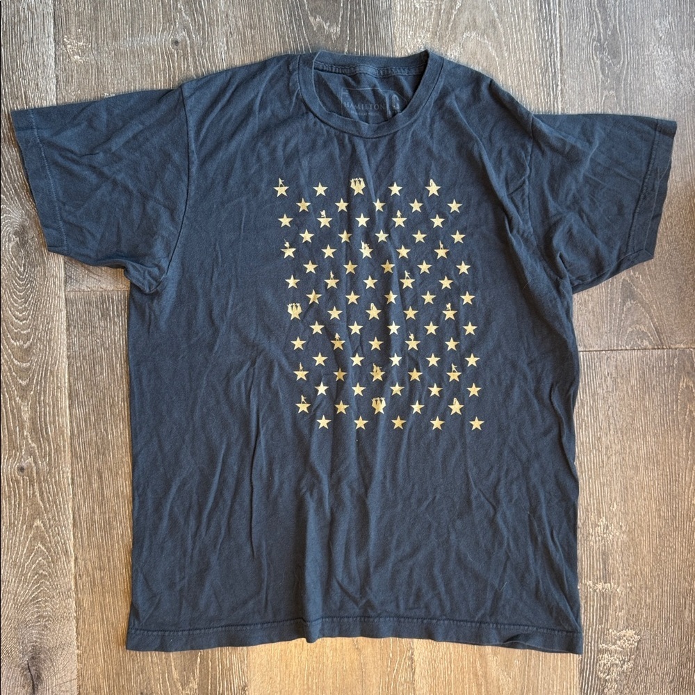 Hamilton San Francisco production navy Tee with Gold Stars 0007